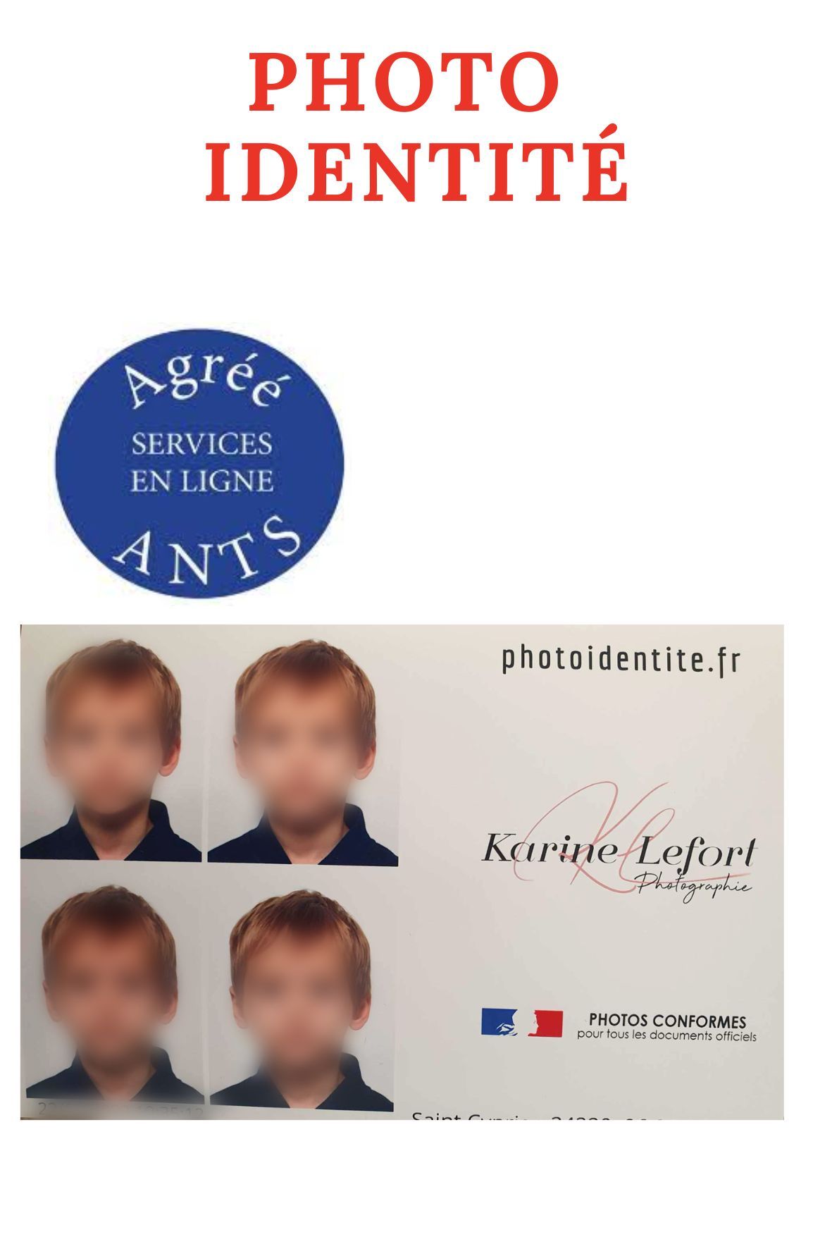 Photos d'identité